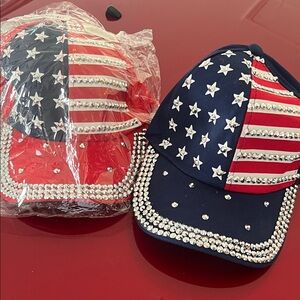Cap with Rhinestones